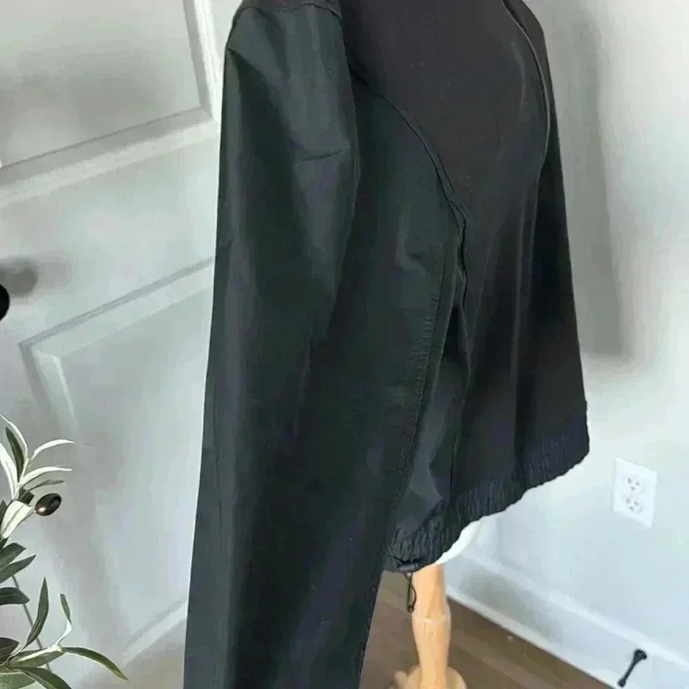 ATHLETA Triumph Hybrid Half Zip Sweatshirt L Large Black Jacket Pullover - Picture 3 of 9